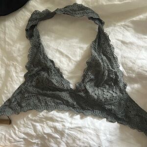 Free People Lace Halter Bralette